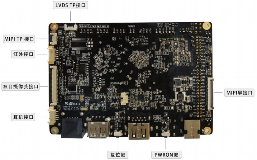Rockchip RK3568 Android11 PCB Motherboard with Quad Core Cortex-A55 1.8GHZ CPU